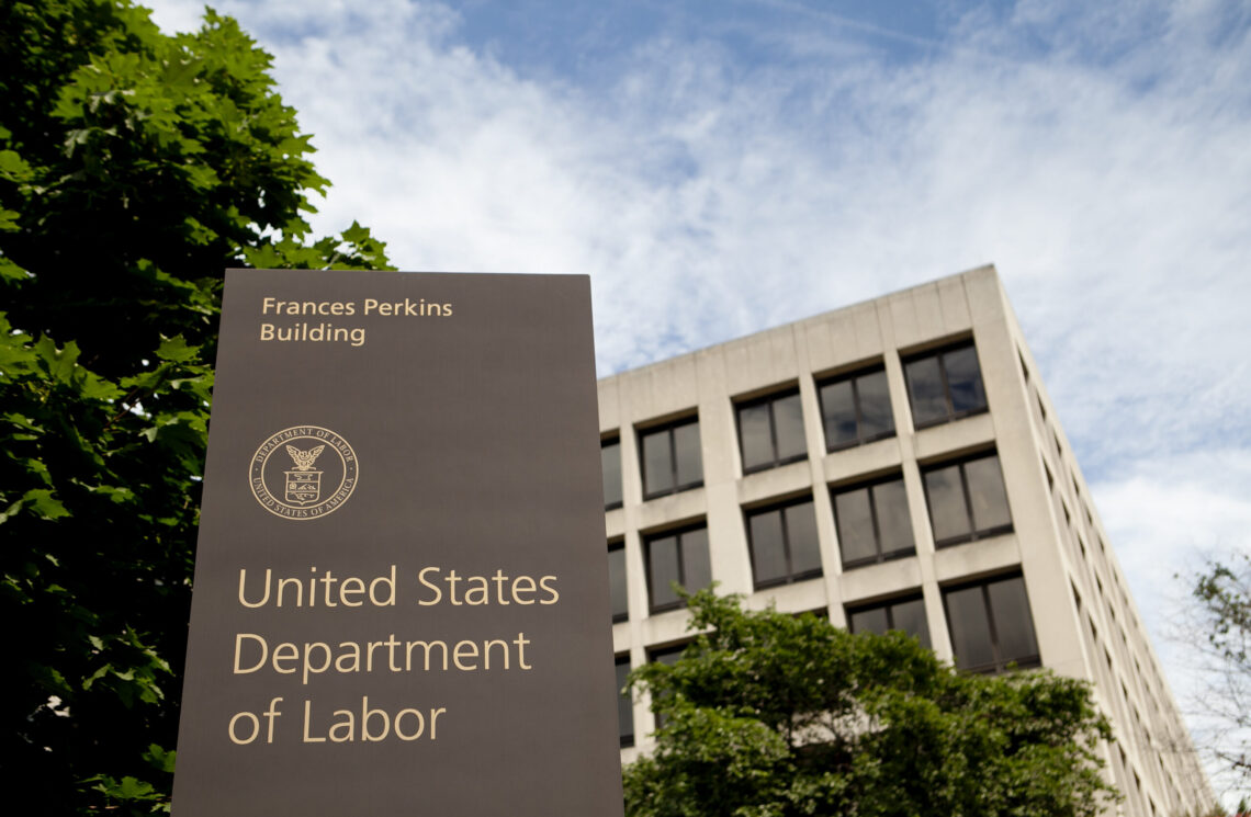 The U.S. Department of Labor headquarters